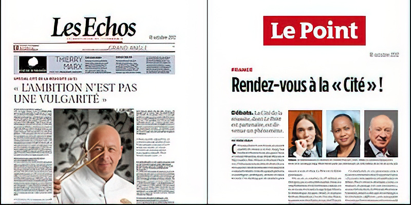 La cité de la réussite dans la presse