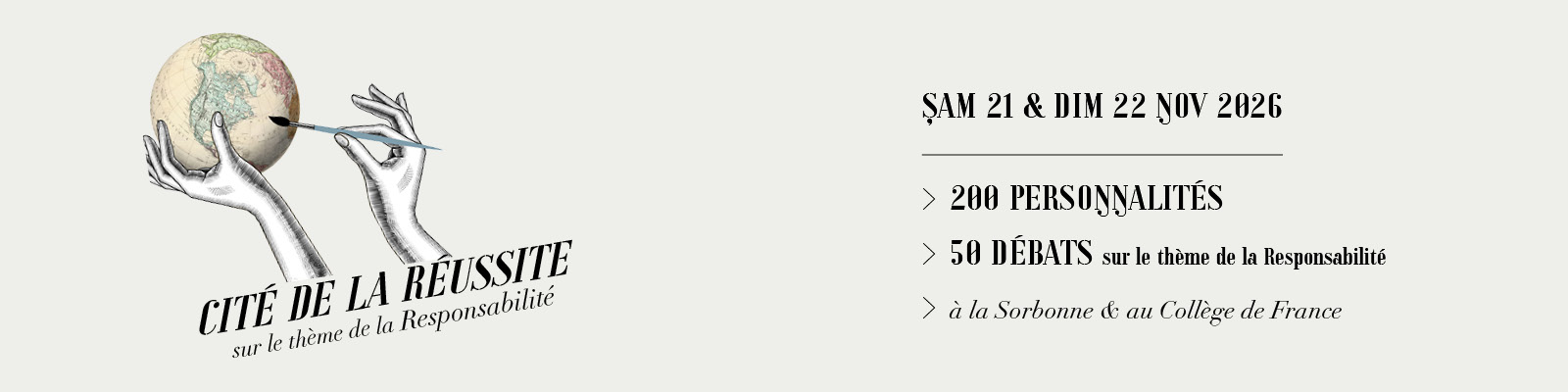 La Responsabilité, le thème de l'édition 2026