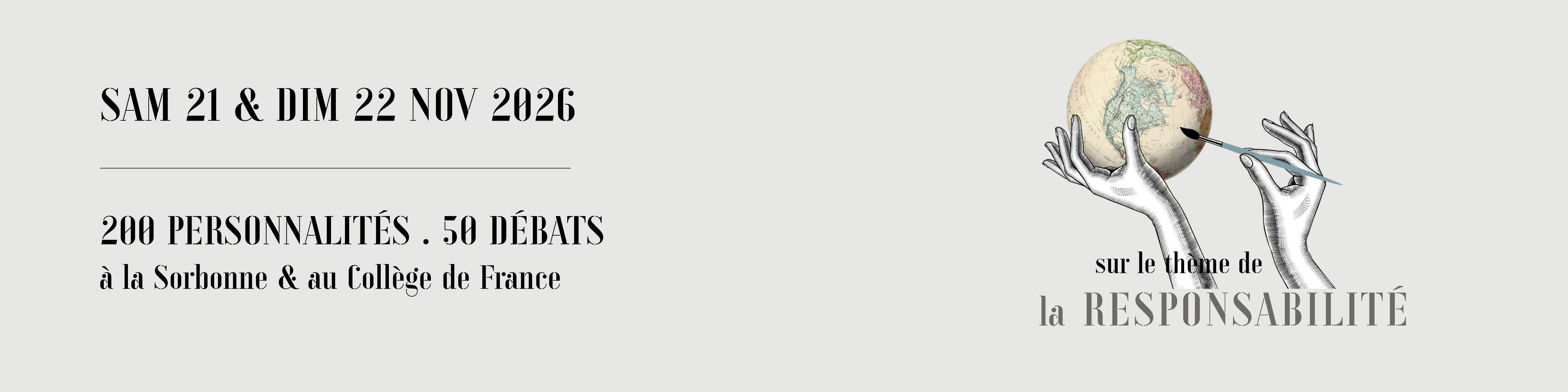La Responsabilité, le thème de l'édition 2026