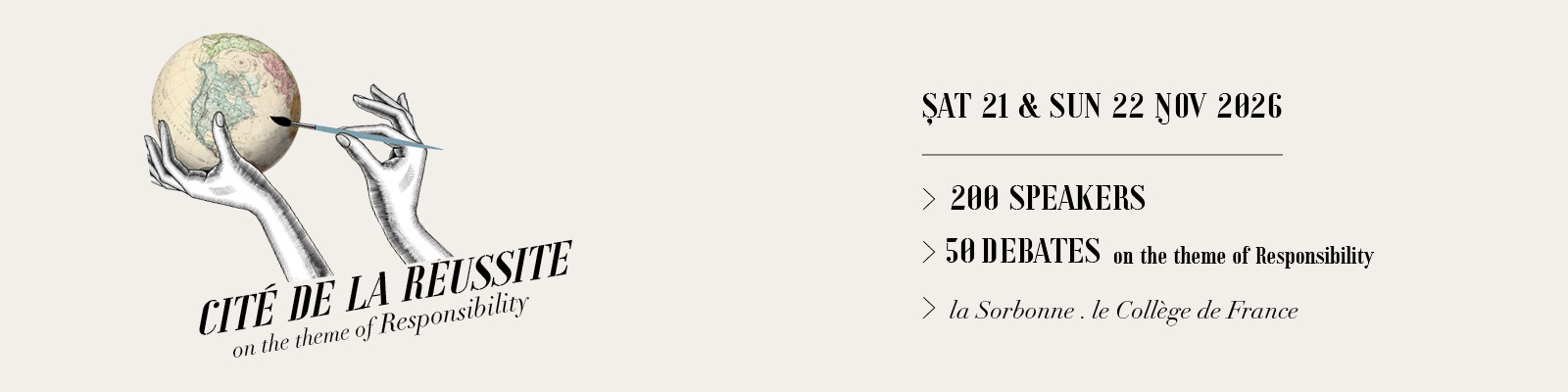 Responsibility, the theme 2026