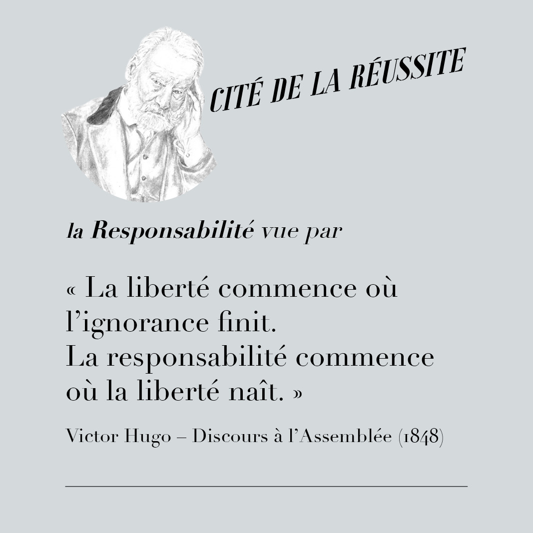 LA RESPONSABILITE VUE PAR HUGO