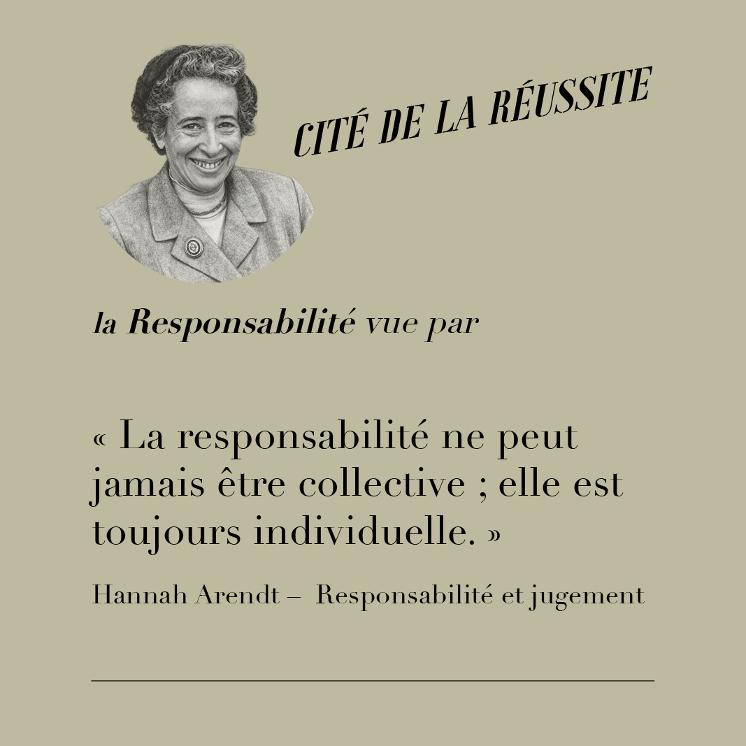 LA RESPONSABILITE VUE PAR HANNAH